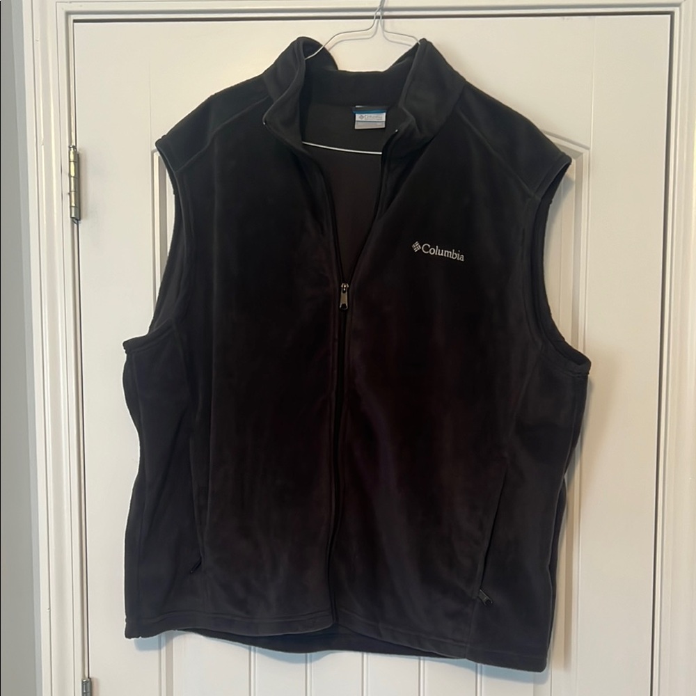 Columbia Black Fleece Vest XXL